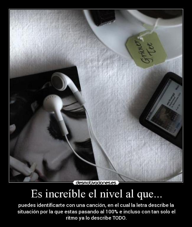 Es increíble el nivel al que... -