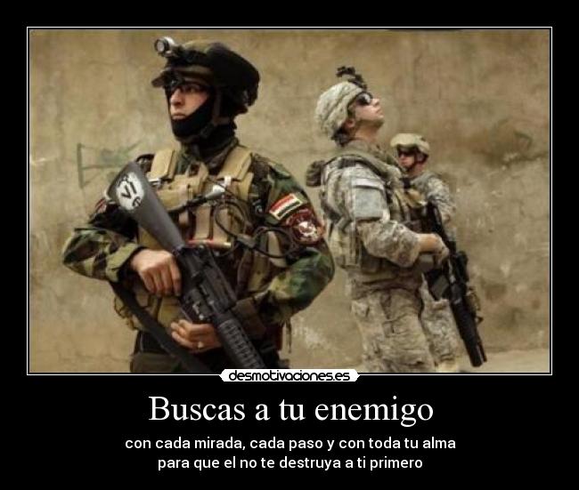 Buscas a tu enemigo - 