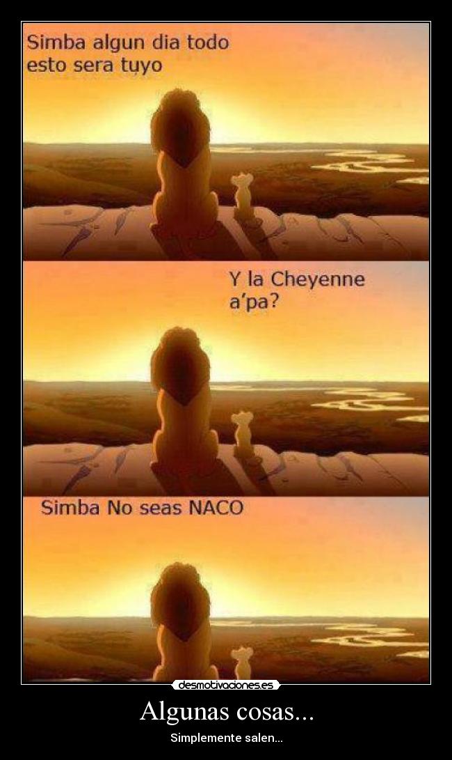 carteles simba desmotivaciones