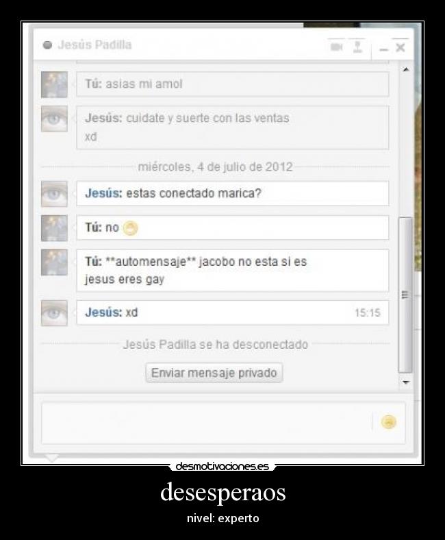 desesperaos - nivel: experto