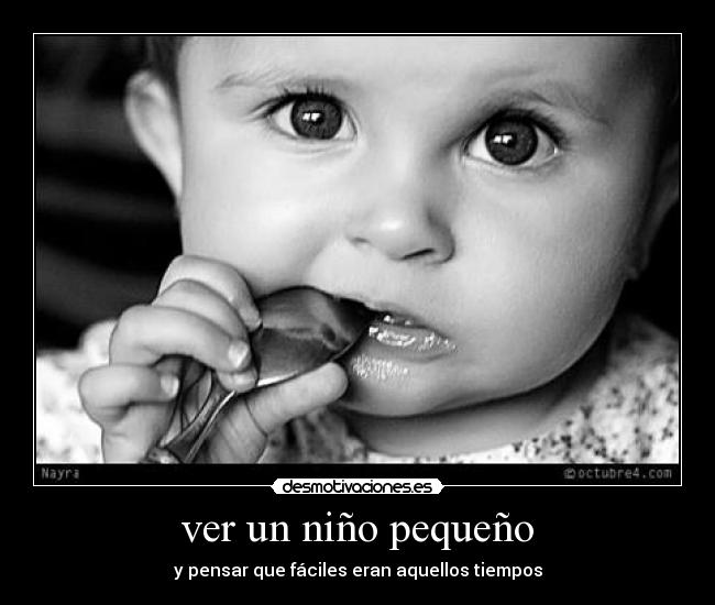 ver un niño pequeño -