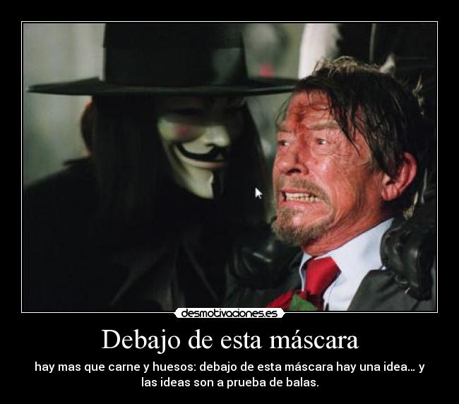 Debajo de esta máscara -