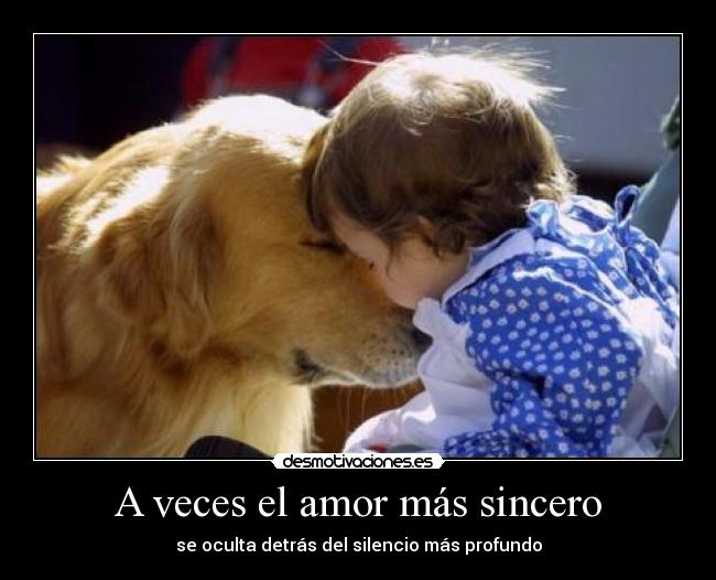 A veces el amor más sincero -