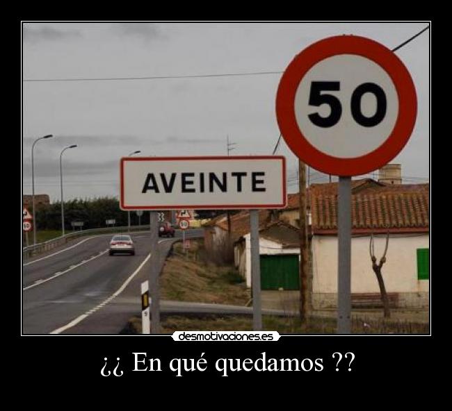 ¿¿ En qué quedamos ?? -