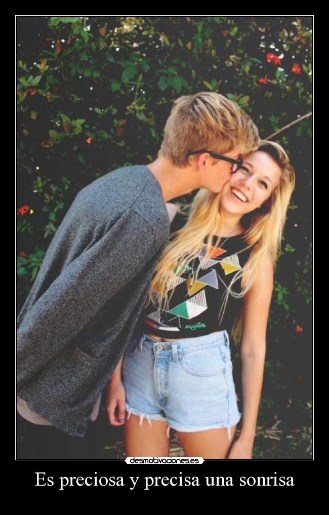 Es preciosa y precisa una sonrisa - 