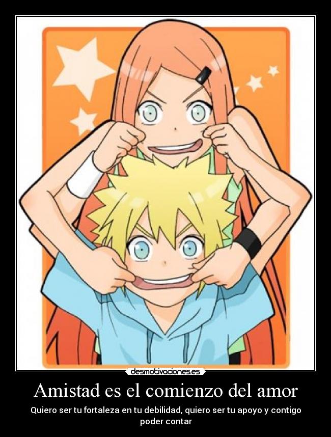 Amistad es el comienzo del amor -