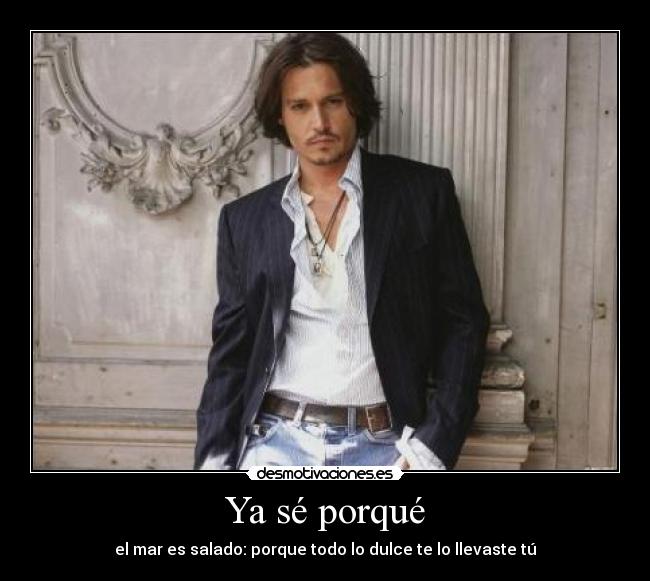 Ya sé porqué - el mar es salado: porque todo lo dulce te lo llevaste tú