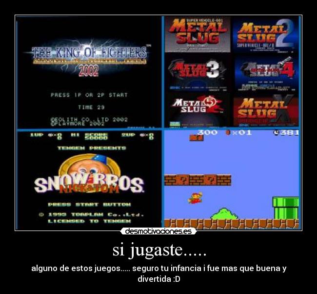 si jugaste..... -