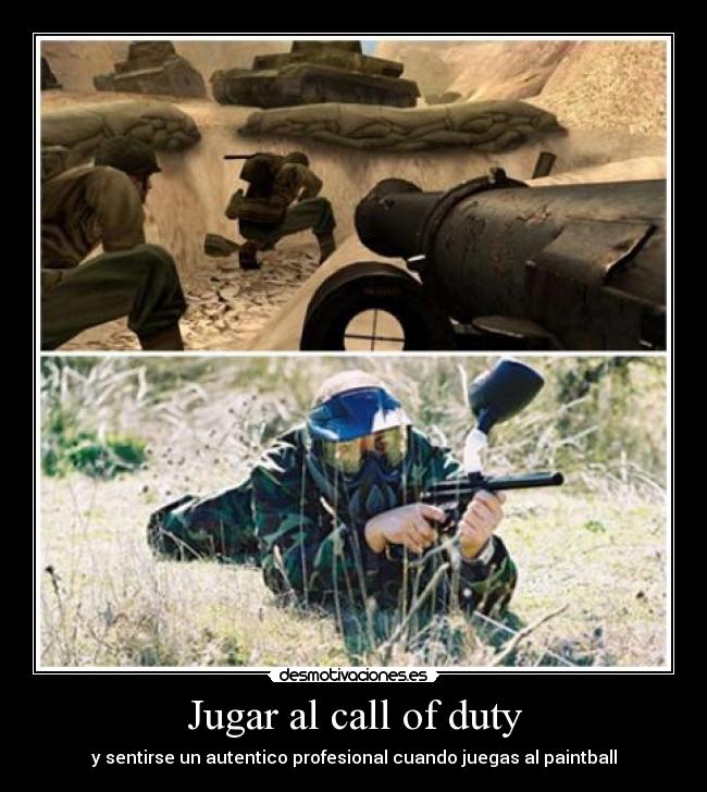 Jugar al call of duty -