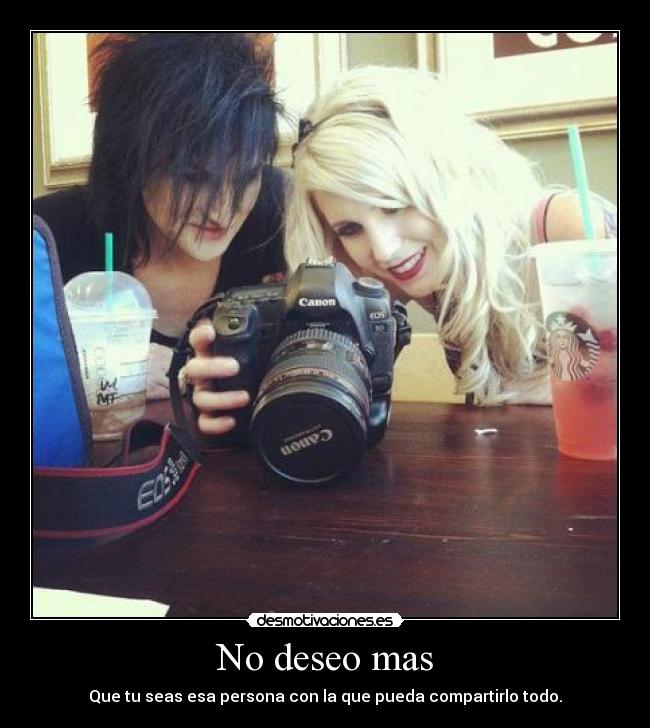 No deseo mas - 