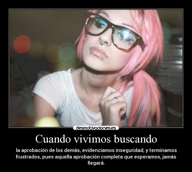 Cuando vivimos buscando -