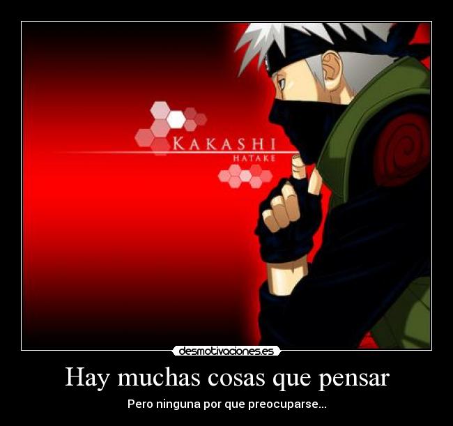 Hay muchas cosas que pensar - 