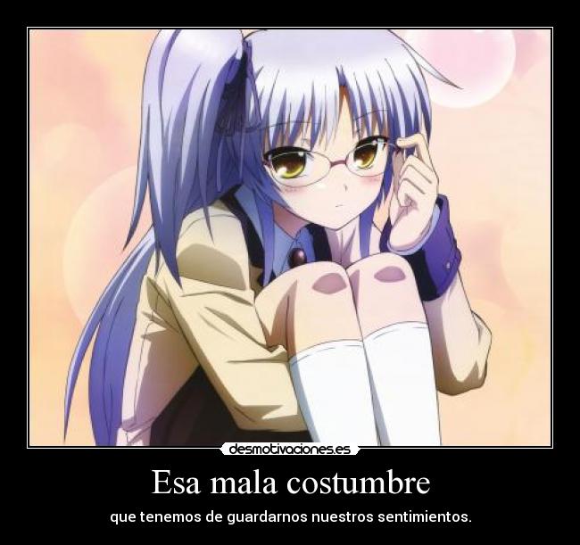 Esa mala costumbre -