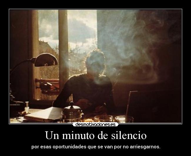 Un minuto de silencio -