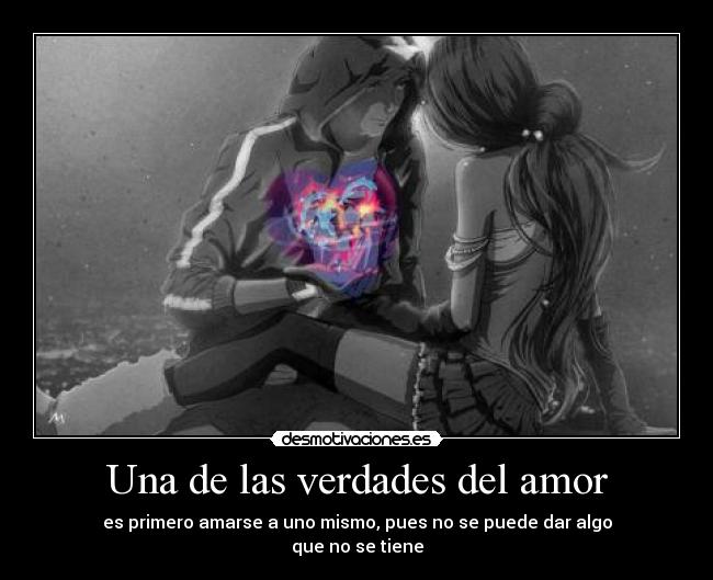Una de las verdades del amor -