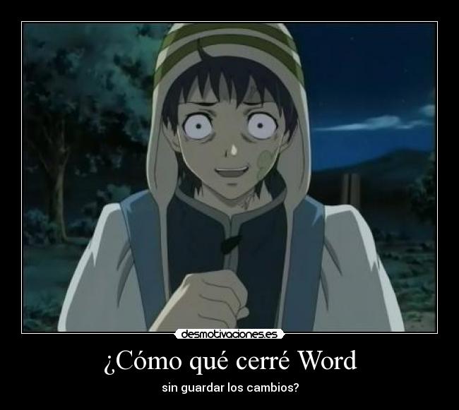 carteles anime kiba miki esta muy loco desmotivaciones