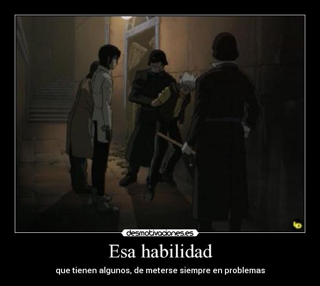 carteles anime kiba zed problematico desmotivaciones