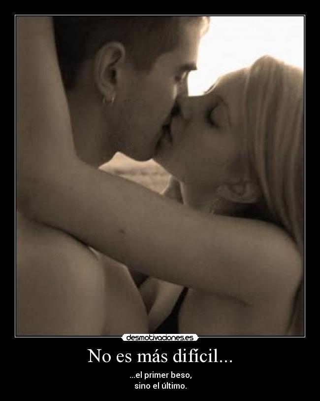 No es más difícil... -