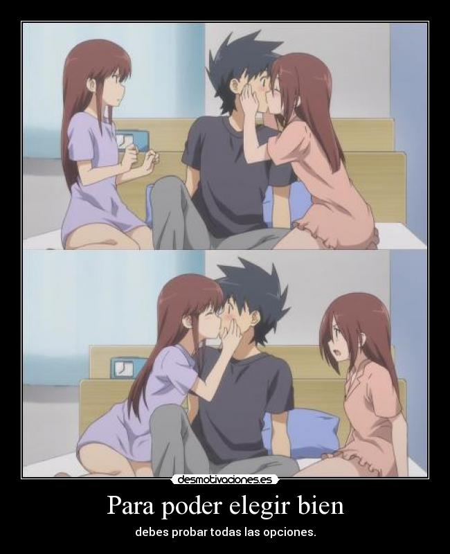 carteles raptorhunters nigatsu harukaze anime kissxsis keita ako riko beso chu kiss desmotivaciones