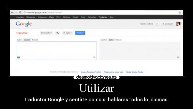 Utilizar -