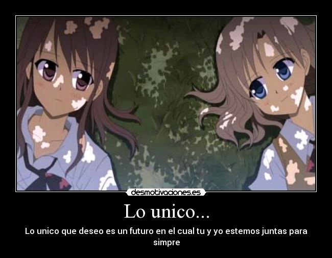 carteles anime yuri kuttsukiboshi desmotivaciones