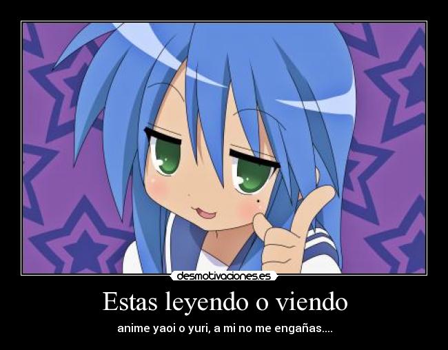 carteles jaja konata sus pervercidades anime manga otaku yaoi yuri desmotivaciones