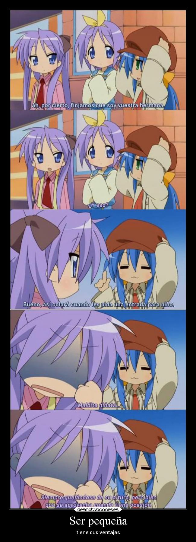 carteles klanotaku anime konata luckystar desmotivaciones