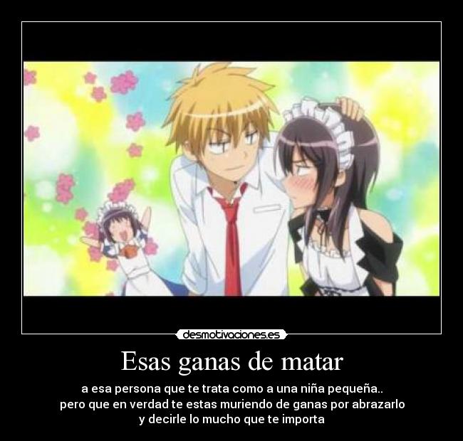 Esas ganas de matar -