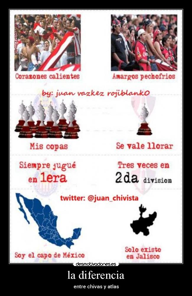 la diferencia - entre chivas y atlas