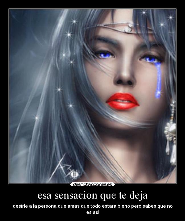 carteles mujer dolor amor desmotivaciones