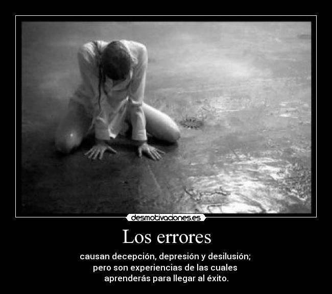 Los errores -