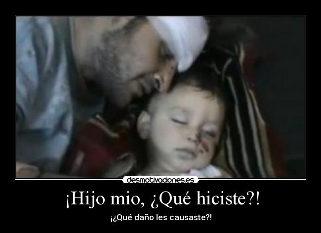 ¡Hijo mio, ¿Qué hiciste?! - 