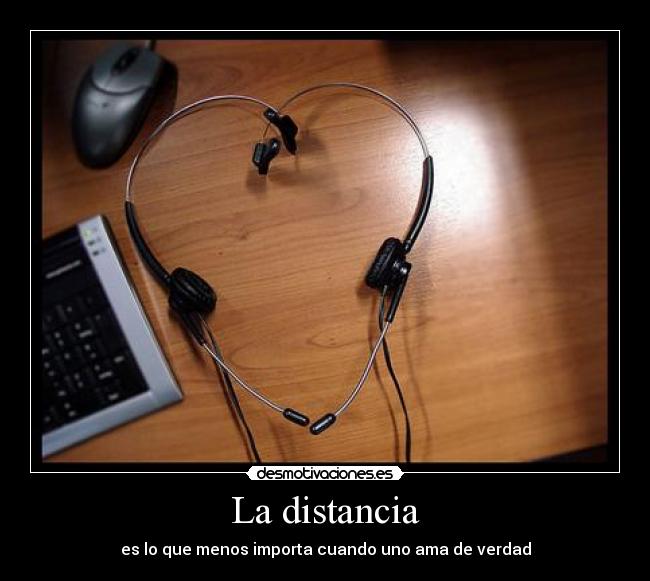 La distancia -