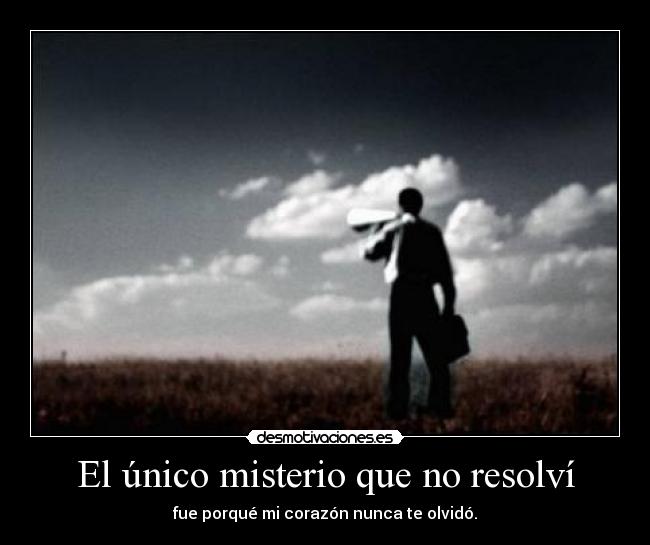 carteles unico misterio que resolvi desmotivaciones