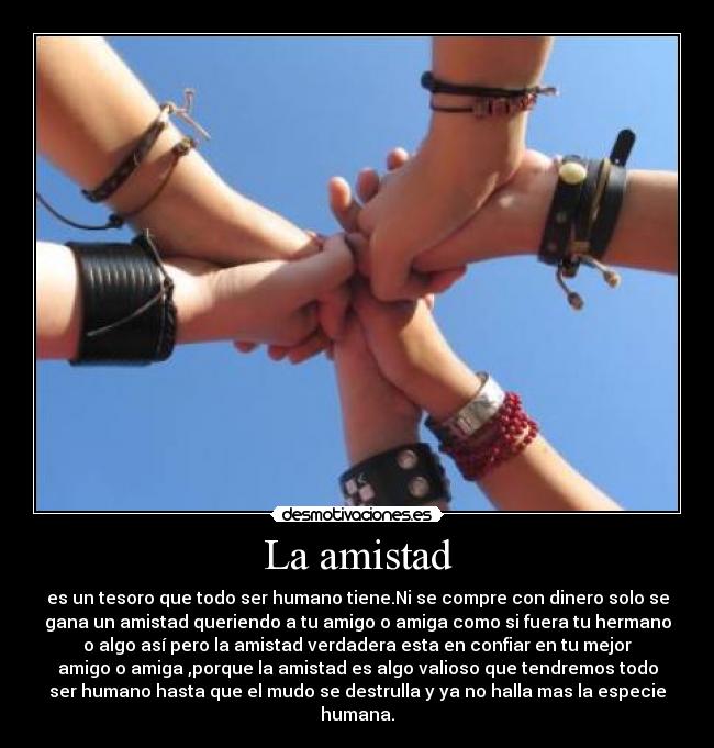 La amistad -