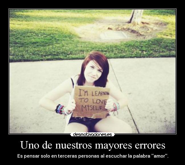 Uno de nuestros mayores errores - 