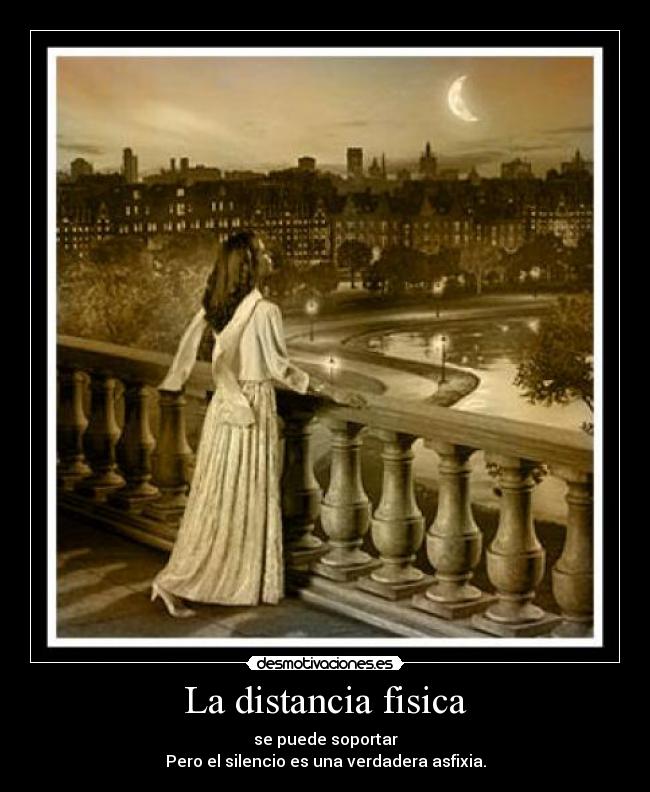 La distancia fisica -