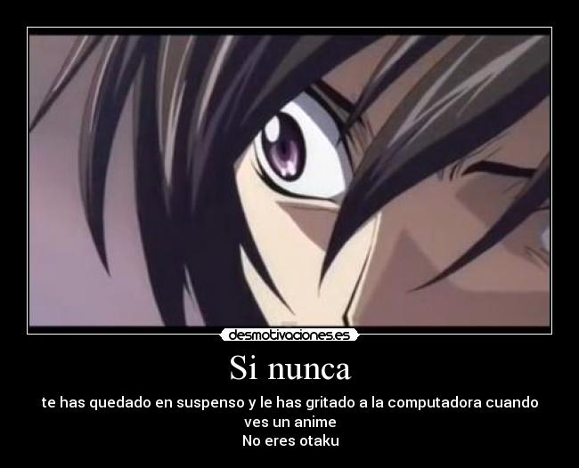 carteles anime otaku computadora desmotivaciones