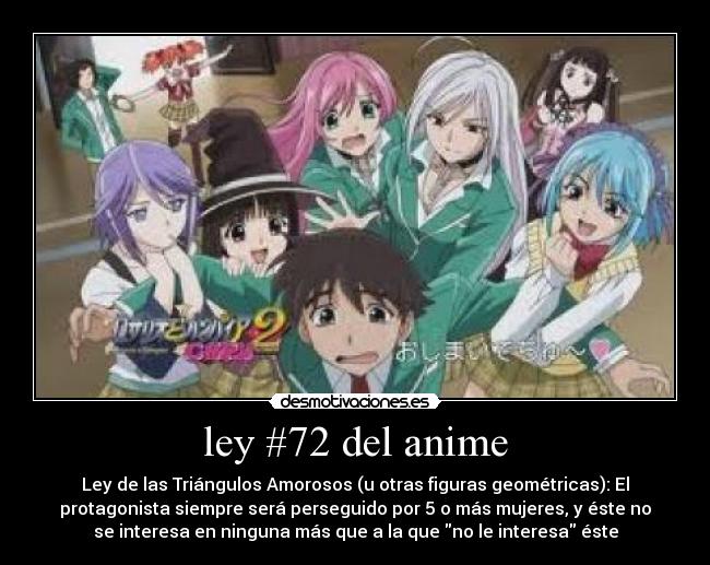 ley #72 del anime -