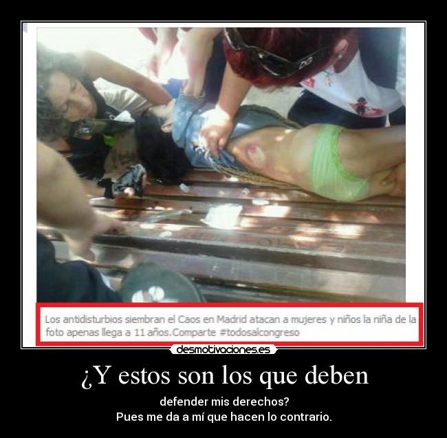 ¿Y estos son los que deben -