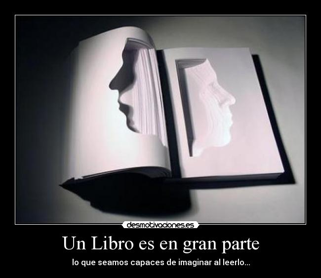 Un Libro es en gran parte - 