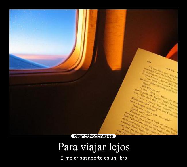 Para viajar lejos - 