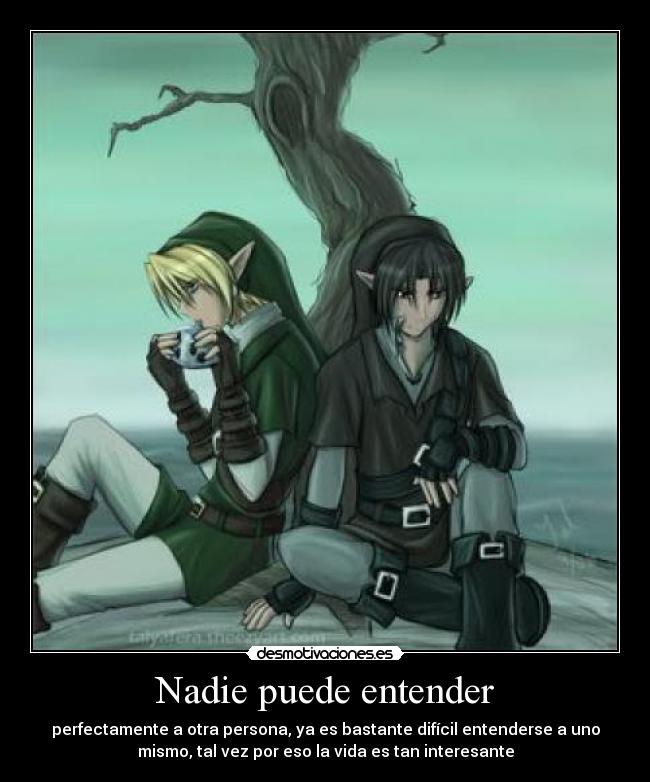 carteles leyenda zelda ocarina del tiempo dark link anime mismo hombre rara vez grande bueno desmotivaciones