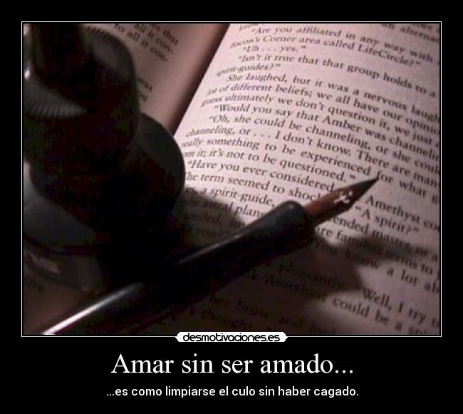 Amar sin ser amado... - 