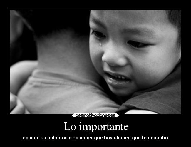 Lo importante -