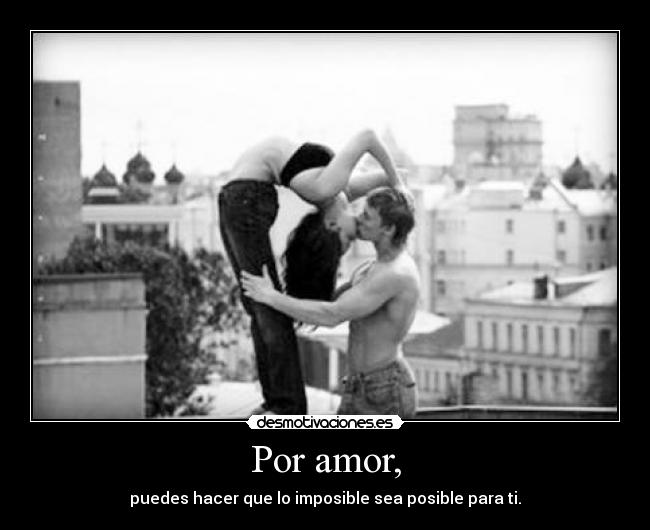 Por amor, - 