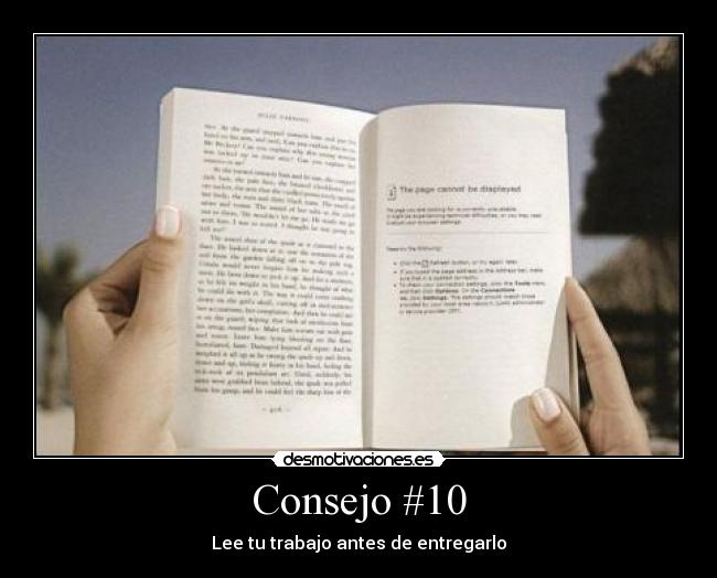 Consejo #10 - 