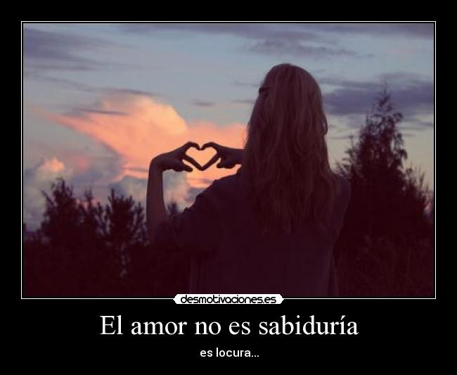 El amor no es sabiduría - 