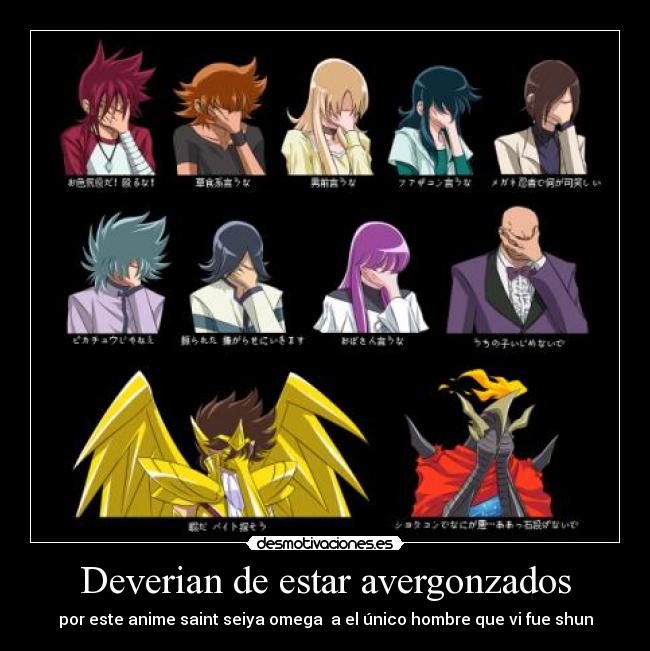 Deverian de estar avergonzados - 