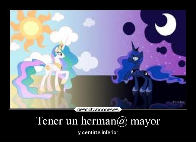 Tener un herman@ mayor - 